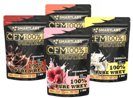 Smartlabs cfm 100% whey protein 1000 g