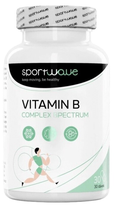 Sportwave vitamin b complex spectrum 30 kapslí