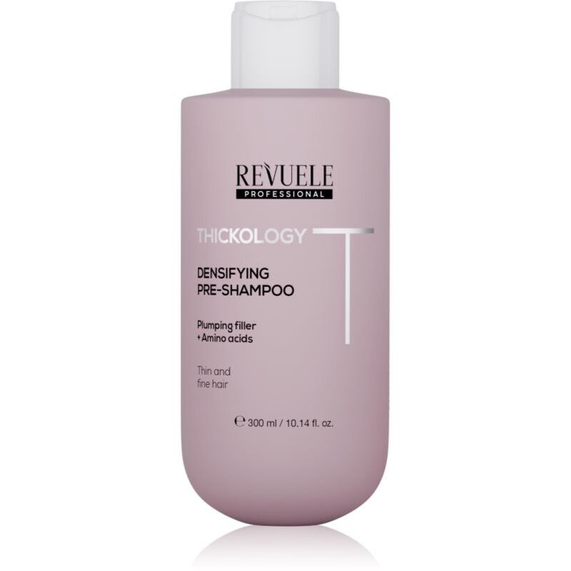 Revuele Professional Thickology Densifying pred-šampónová starostlivosť pre jemné vlasy bez objemu 300 ml