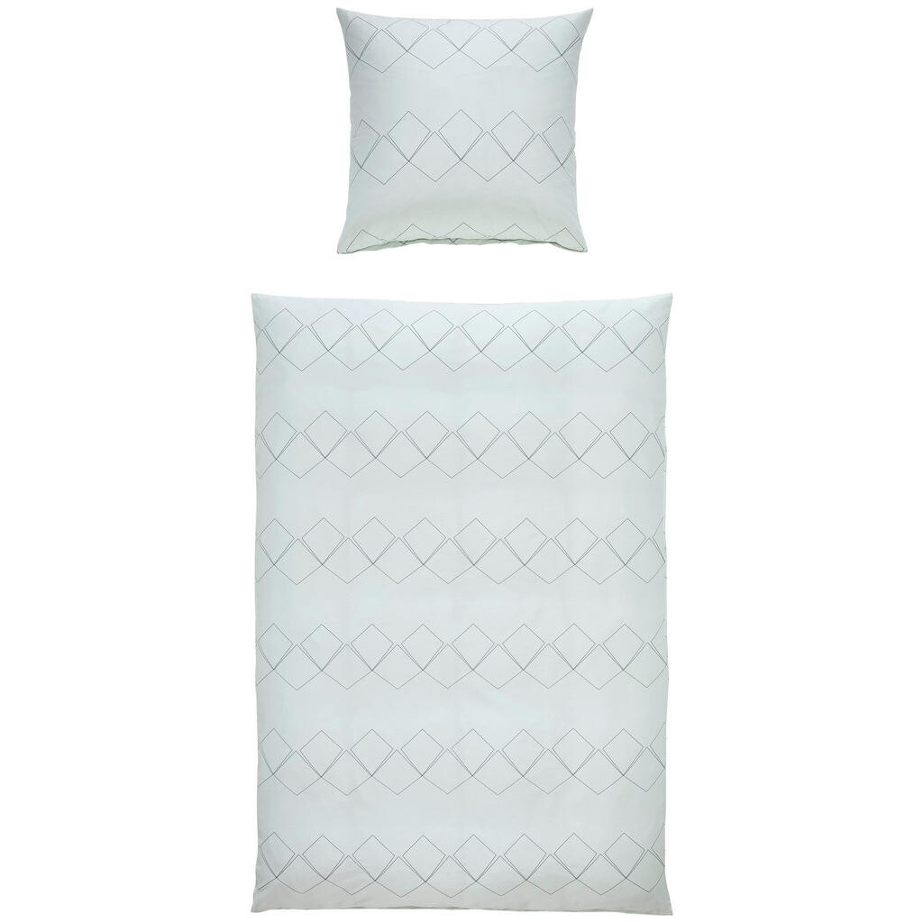 Janine POSTEĽNÁ BIELIZEŇ, makosatén, zelená, jadeitovozelená, 135/200 cm