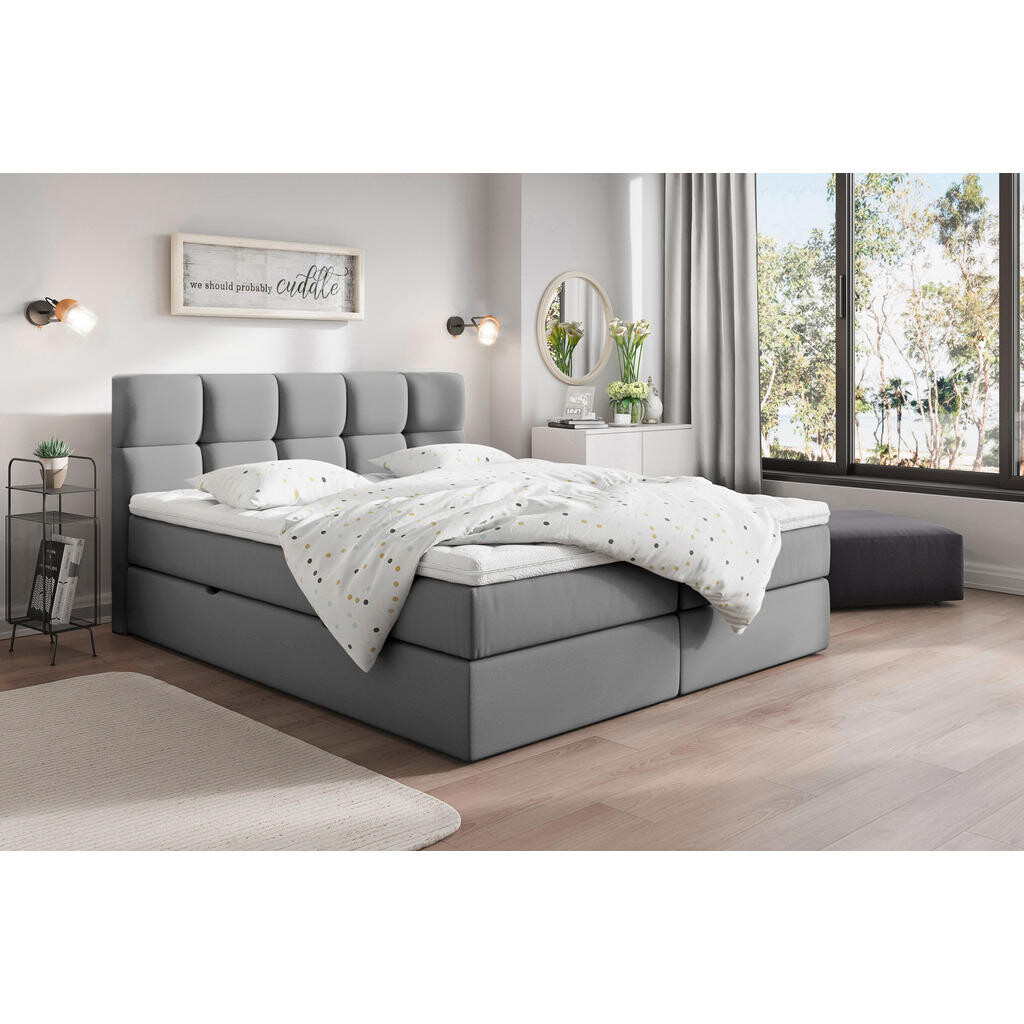 Livetastic AMERICKÁ POSTEĽ, 180/220 cm, tmavosivá