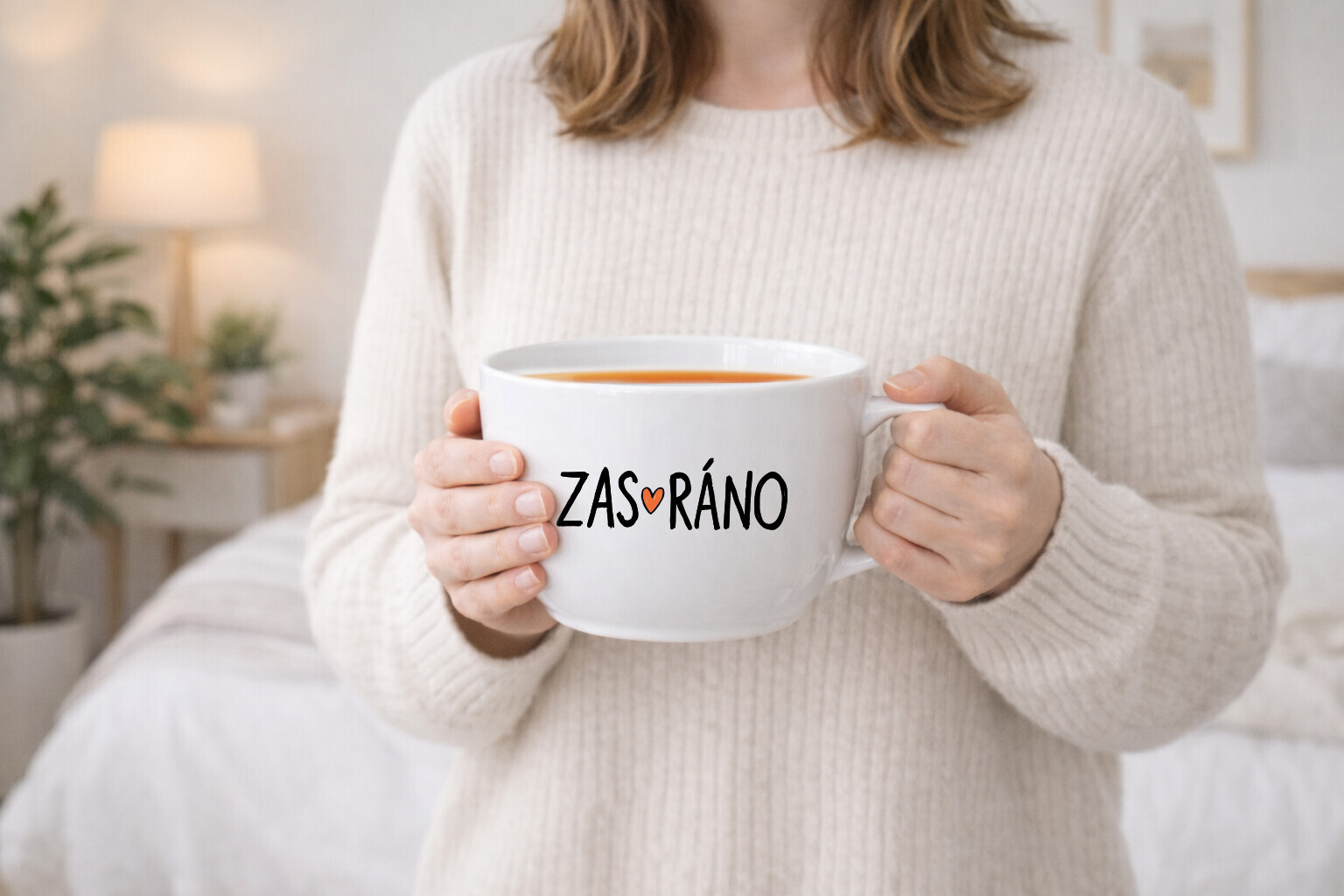 ZAS_RÁNO - MEGA XXL keramický hrnek 1000 ml