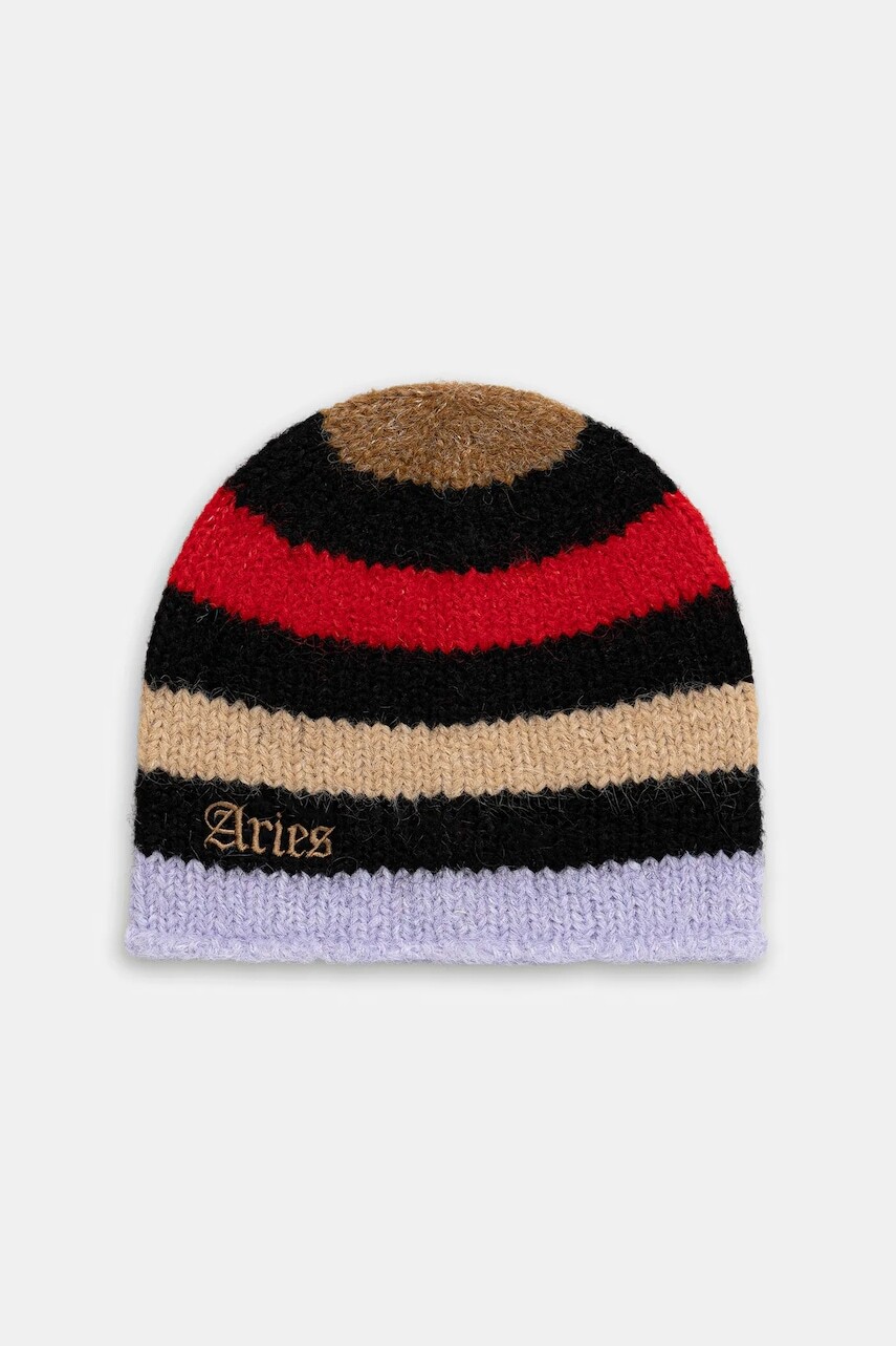 Čiapka s prímesou vlny Aries Brushed Stripe