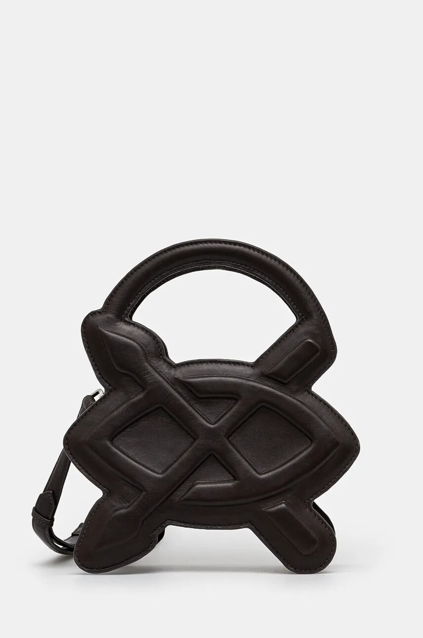 Kožená kabelka Daily Paper Cimbia Shield Bag