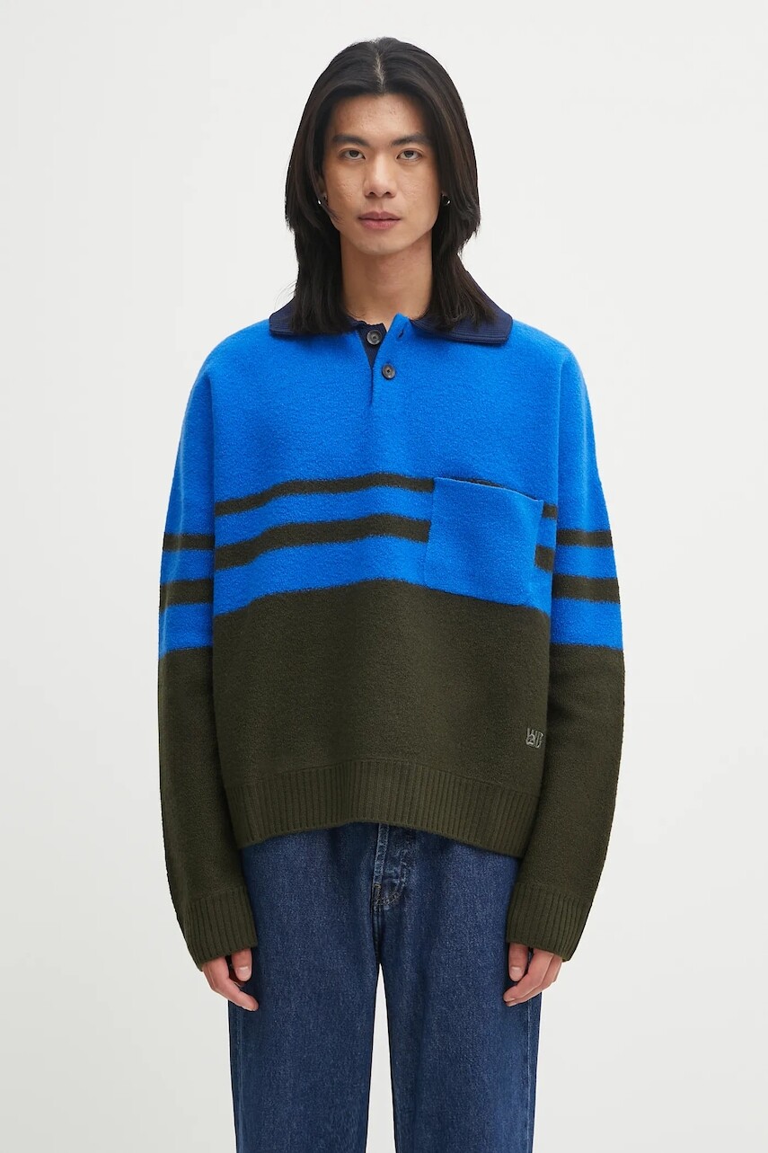 Vlnený sveter Wales Bonner Calm Polo