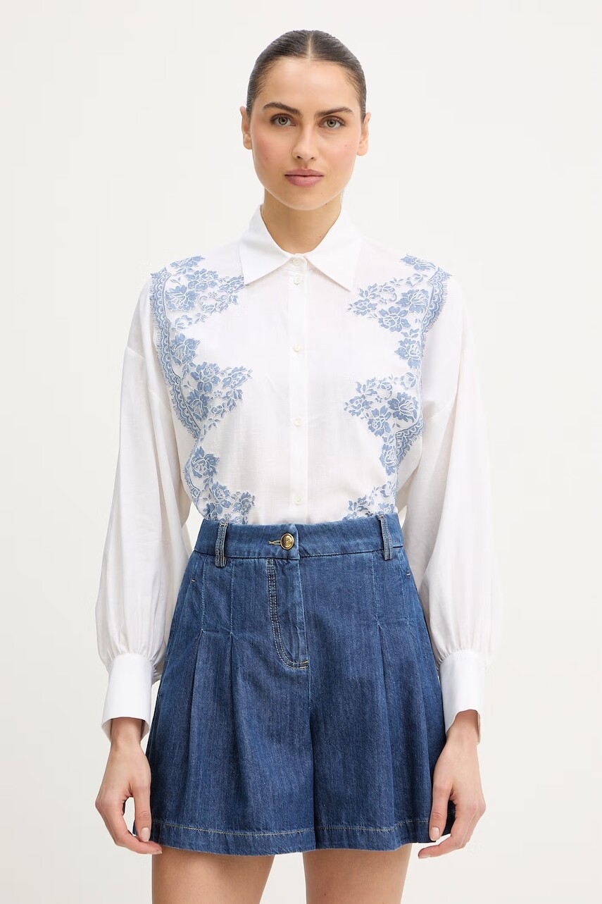 Rifľové krátke nohavice Luisa Spagnoli Altana