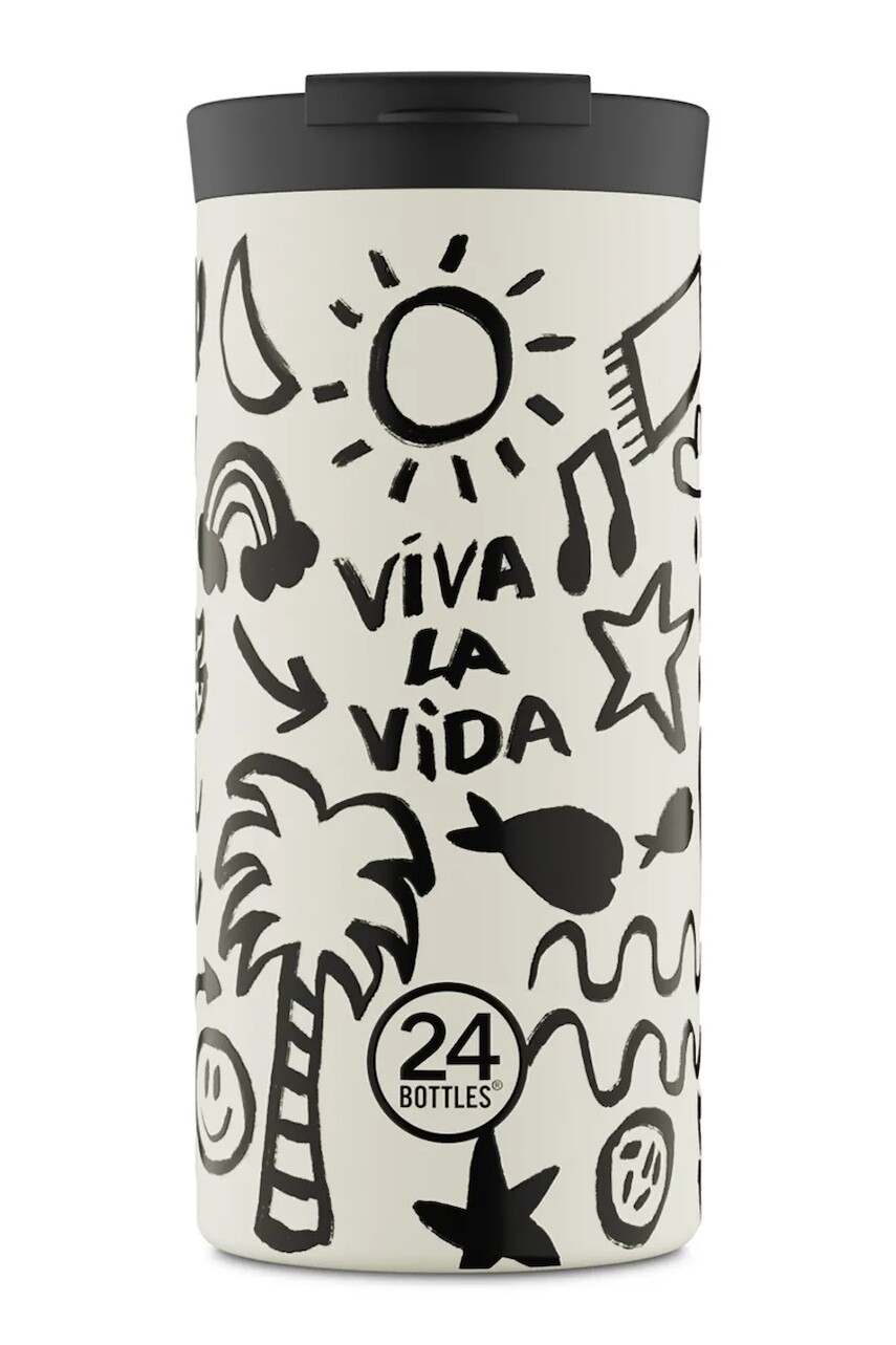 Fľaša 24bottles Travel Tumbler 600 Viva la Vida