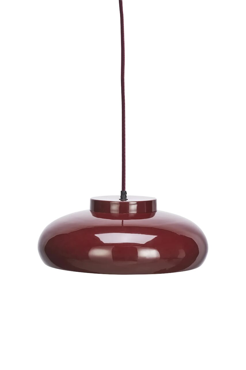 Závesná lampa Madam Stoltz Enamel 10 x 18 cm