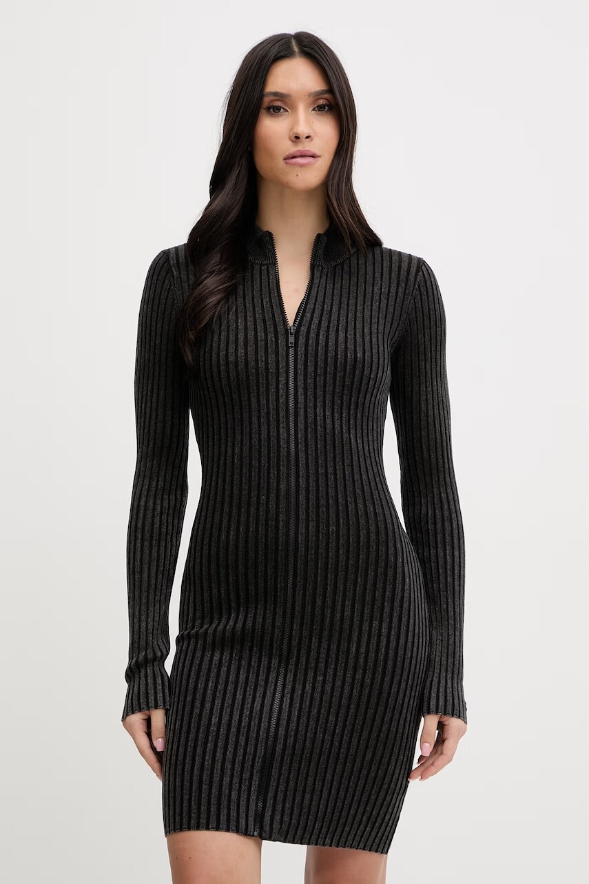 Šaty s prímesou vlny Guess Originals