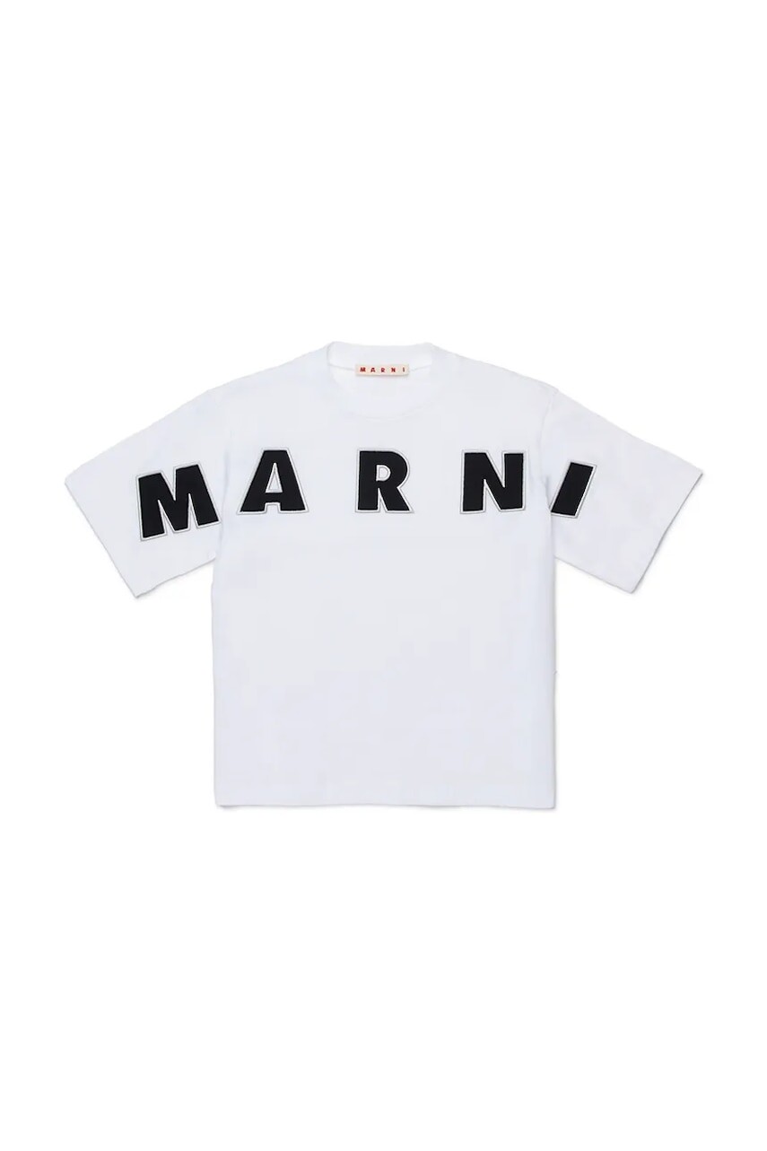 Detské bavlnené tričko Marni MT303F T-SHIRT