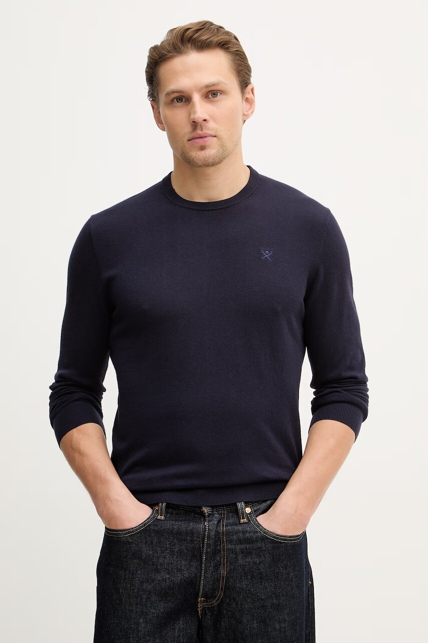 Sveter s prímesou hodvábu Hackett London