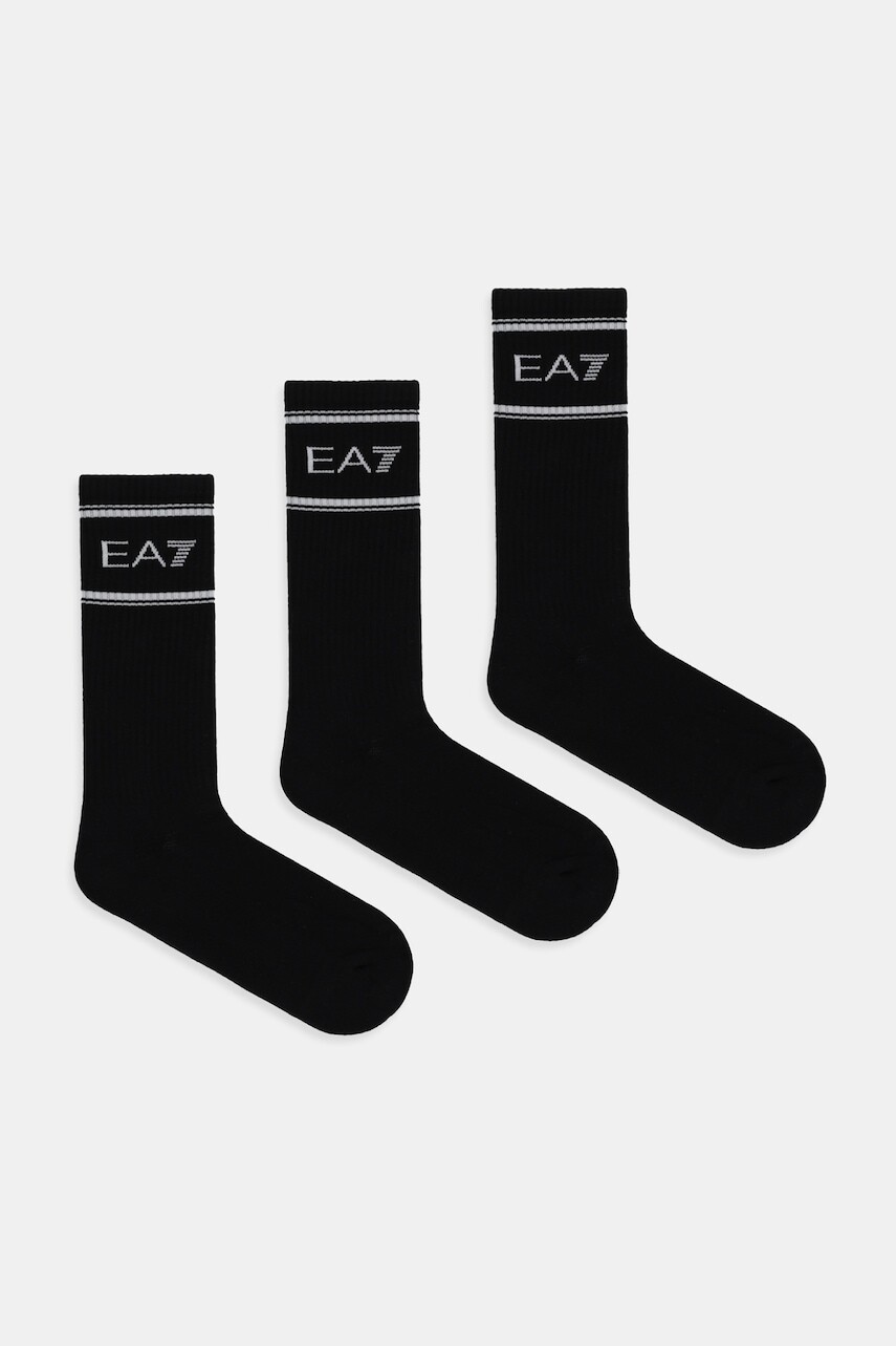 Ponožky EA7 Emporio Armani 3-pak