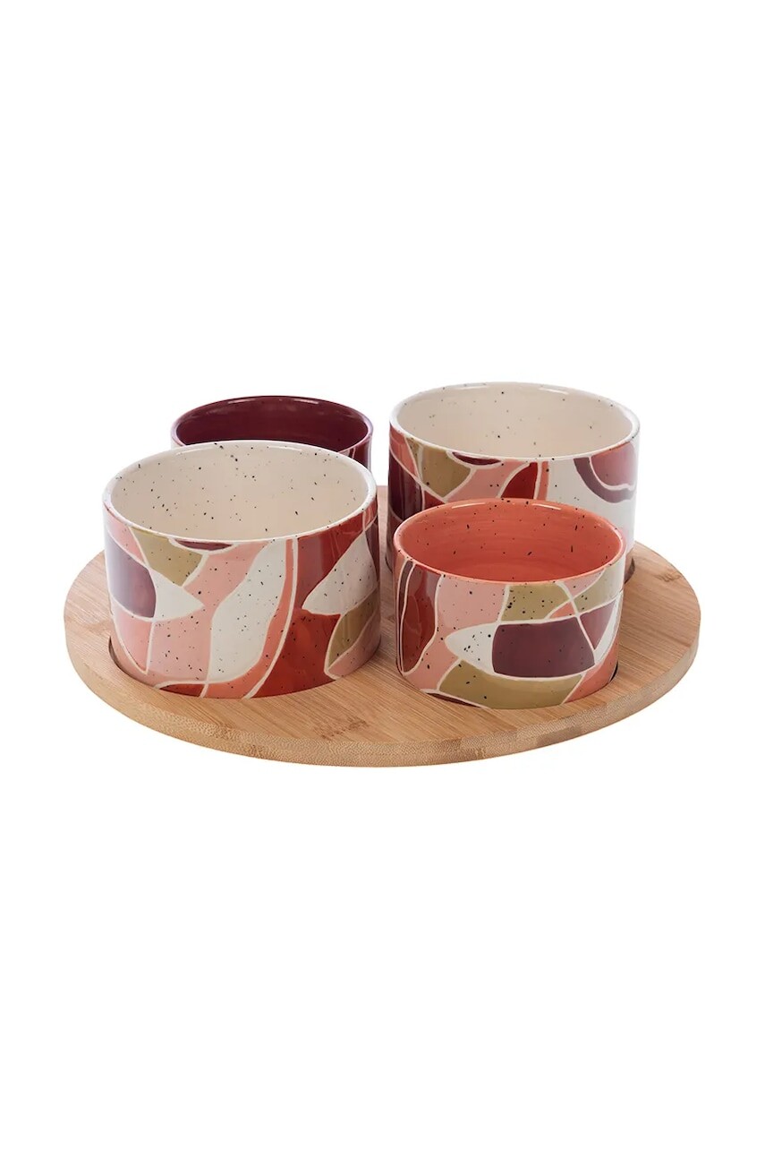 Sada servírovacích misiek s podšálkou home & lifestyle 7 x 30 cm