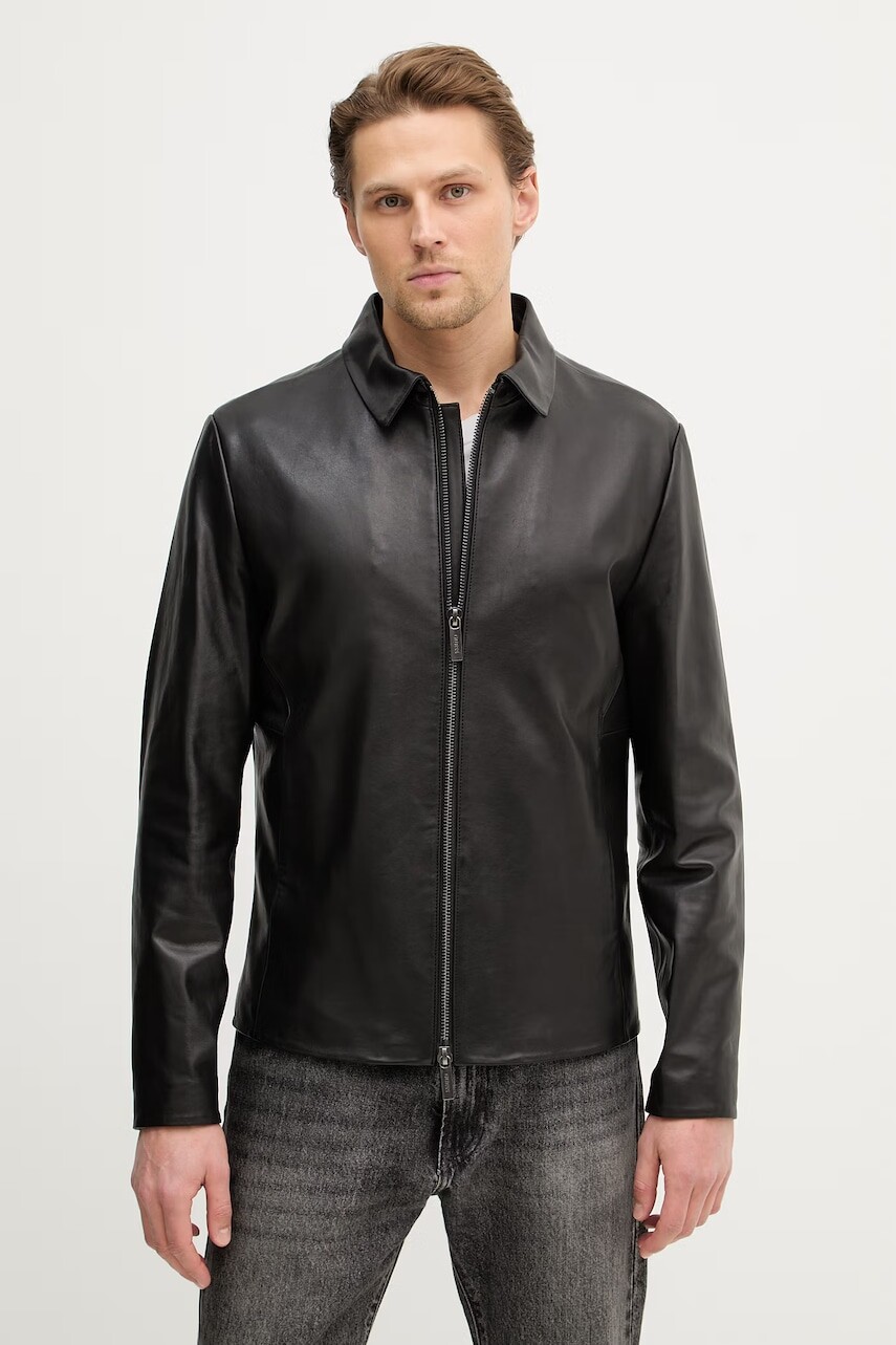 Kožená bunda Guess