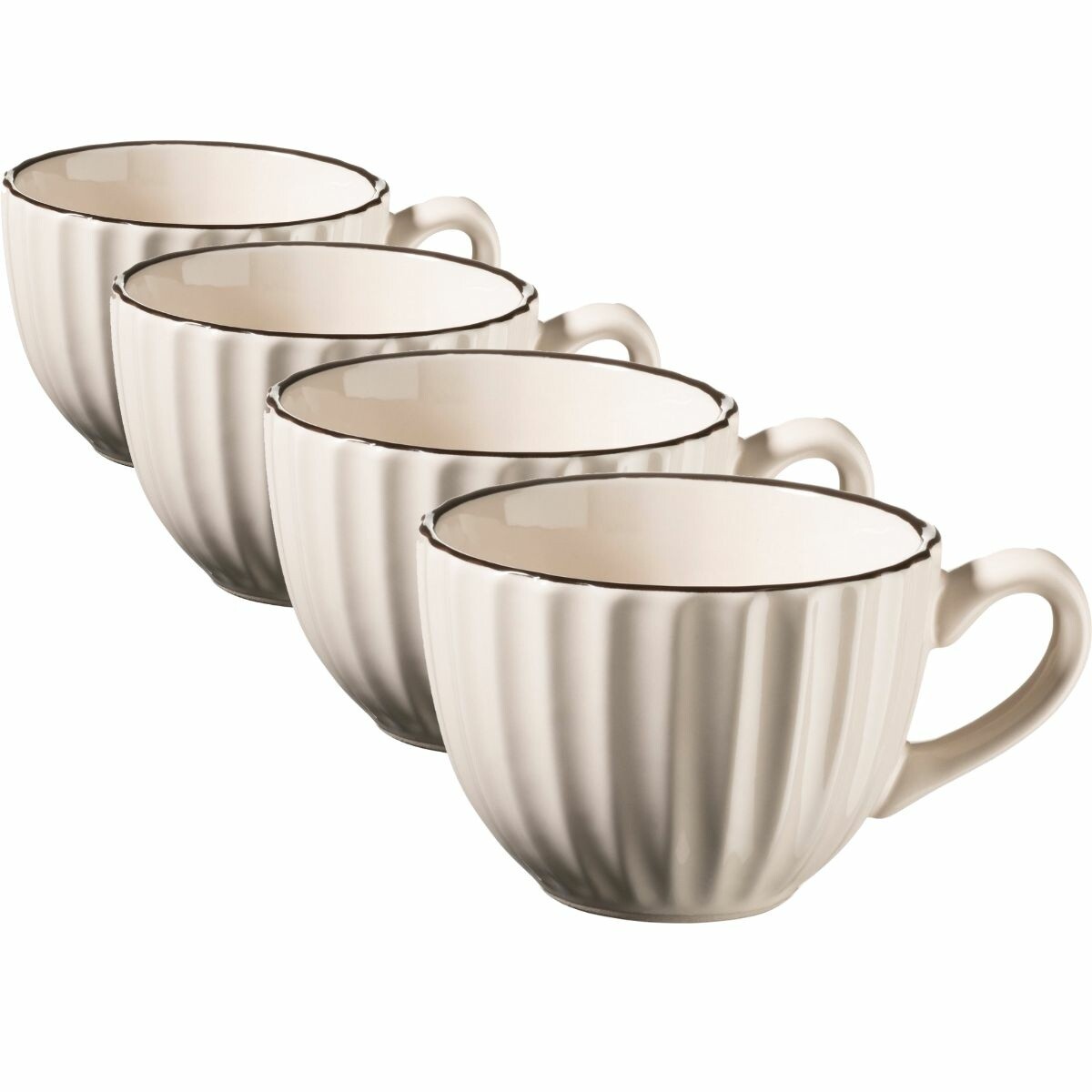 Mäser Súprava šálok 4 ks OSITA - 200 ml, krémová