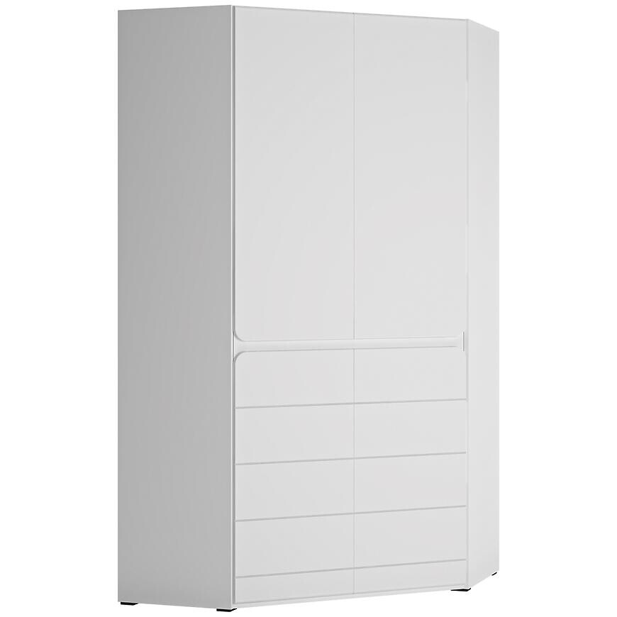 Skriňa rohová 2d  Flexi Flxs03 Biela Alpin/Billbergia