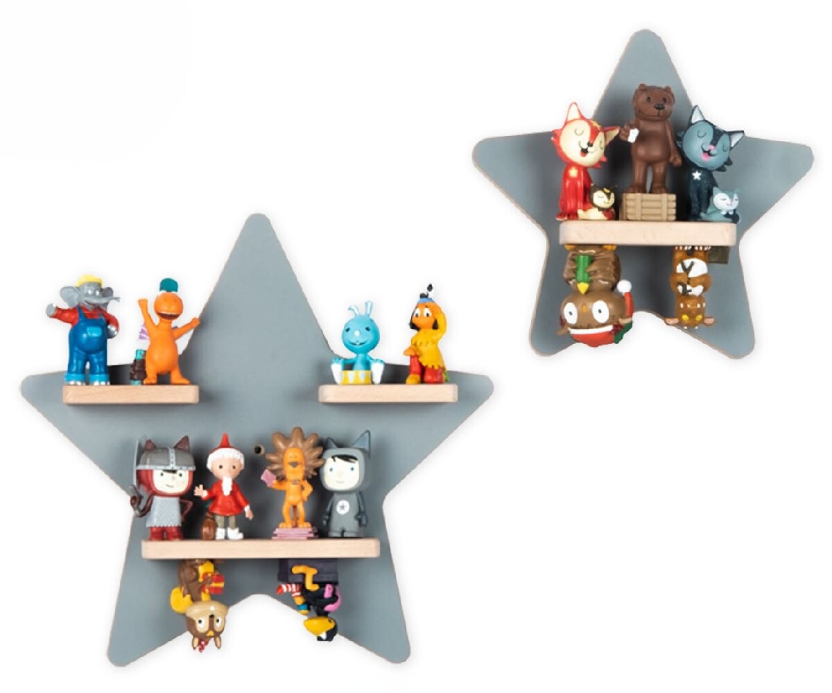 Regál Boarti Tonie - Súprava hviezd, sivá