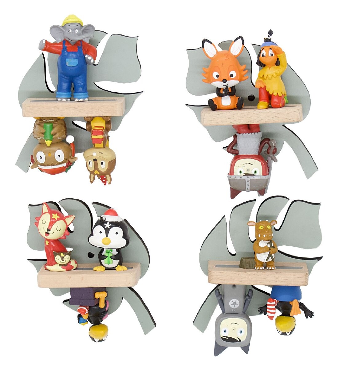 Boarti Tonie police - sada prestieradiel, sivá