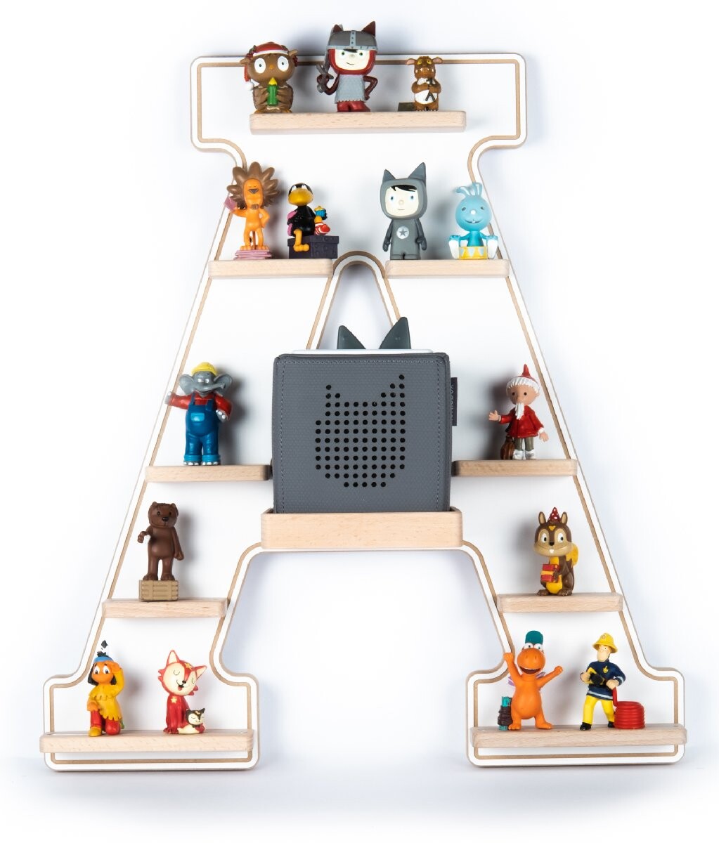 Polička Boarti Tonie - písmeno A, biela