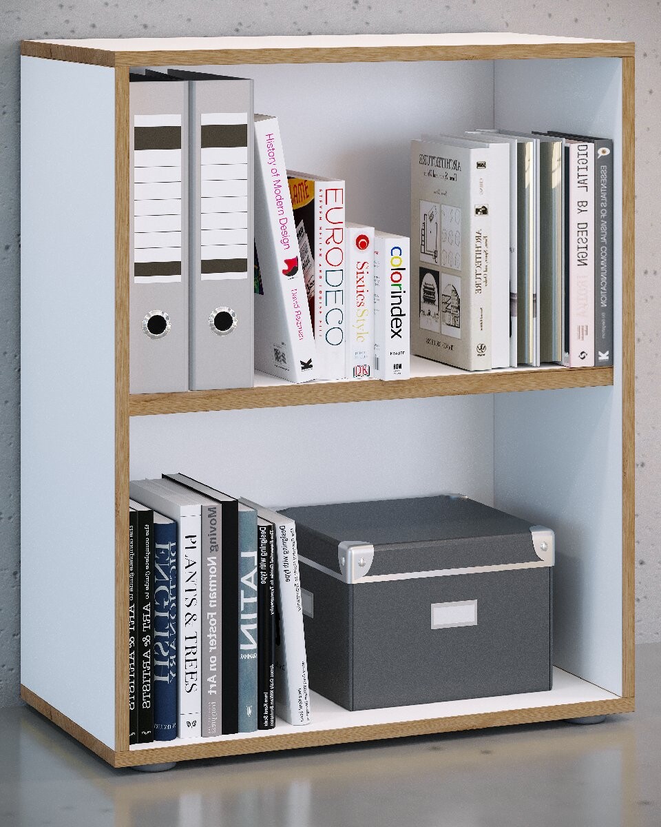 Kancelársky regál VCM s 2 priehradkami 