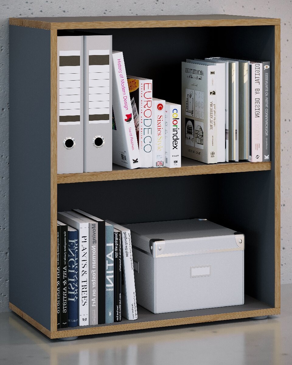 Kancelársky regál VCM s 2 priehradkami 