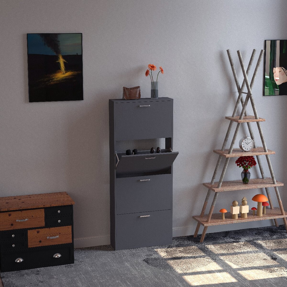 Regál na topánky VCM 