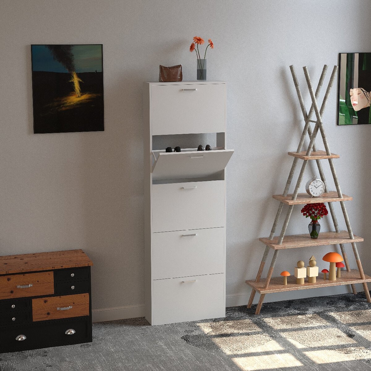 Regál na topánky VCM 