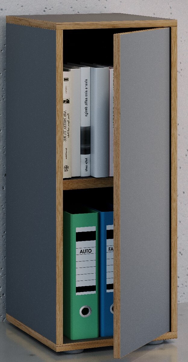 Kancelárska skriňa VCM s 2 priehradkami 