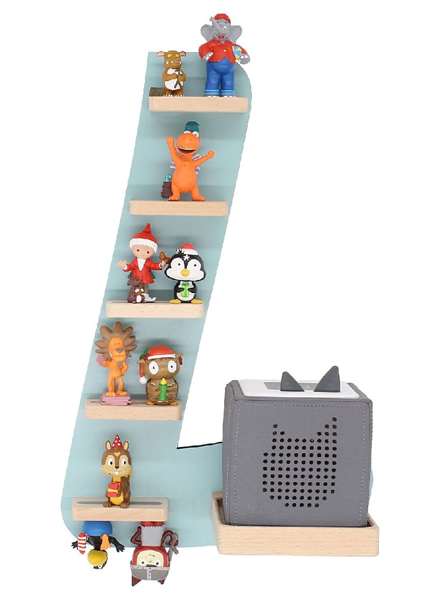 Polička Boarti Tonie - písmeno L, limetkovo zelená