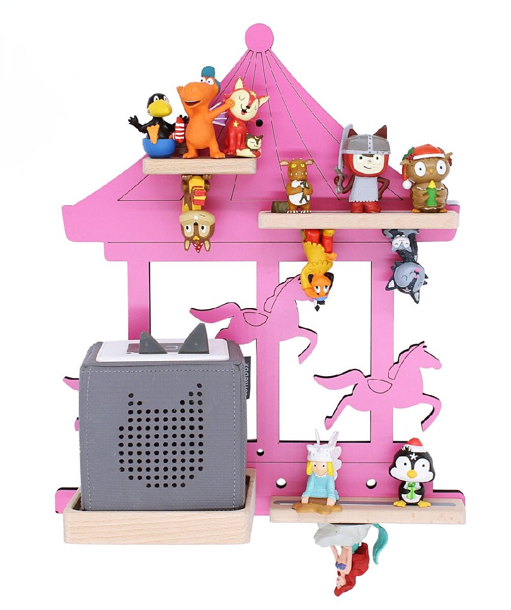 Regál Boarti Tonie - kolotoč, ružový