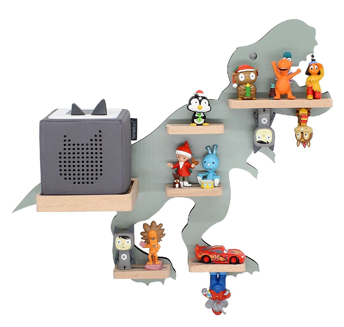 Regál Boarti Tonie - Dinosaurus, zelený