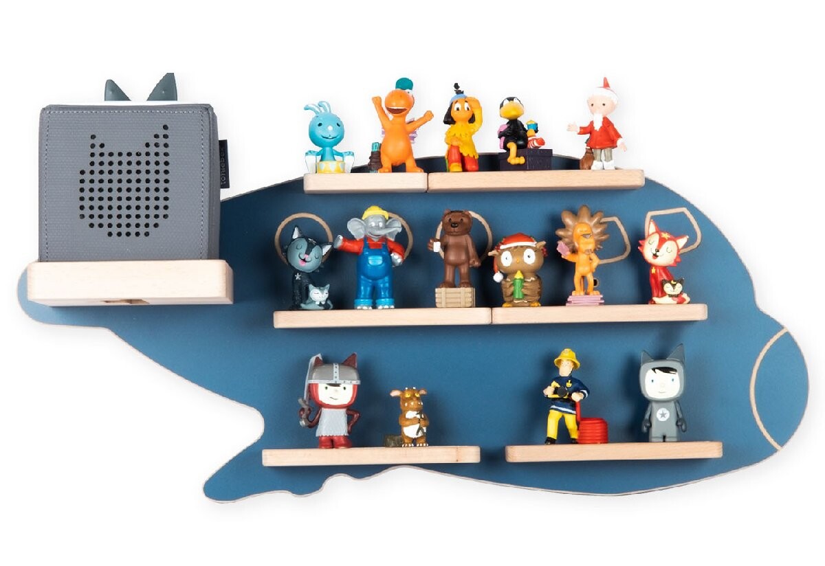 Polička Boarti Tonie - Lietadlo, modrá