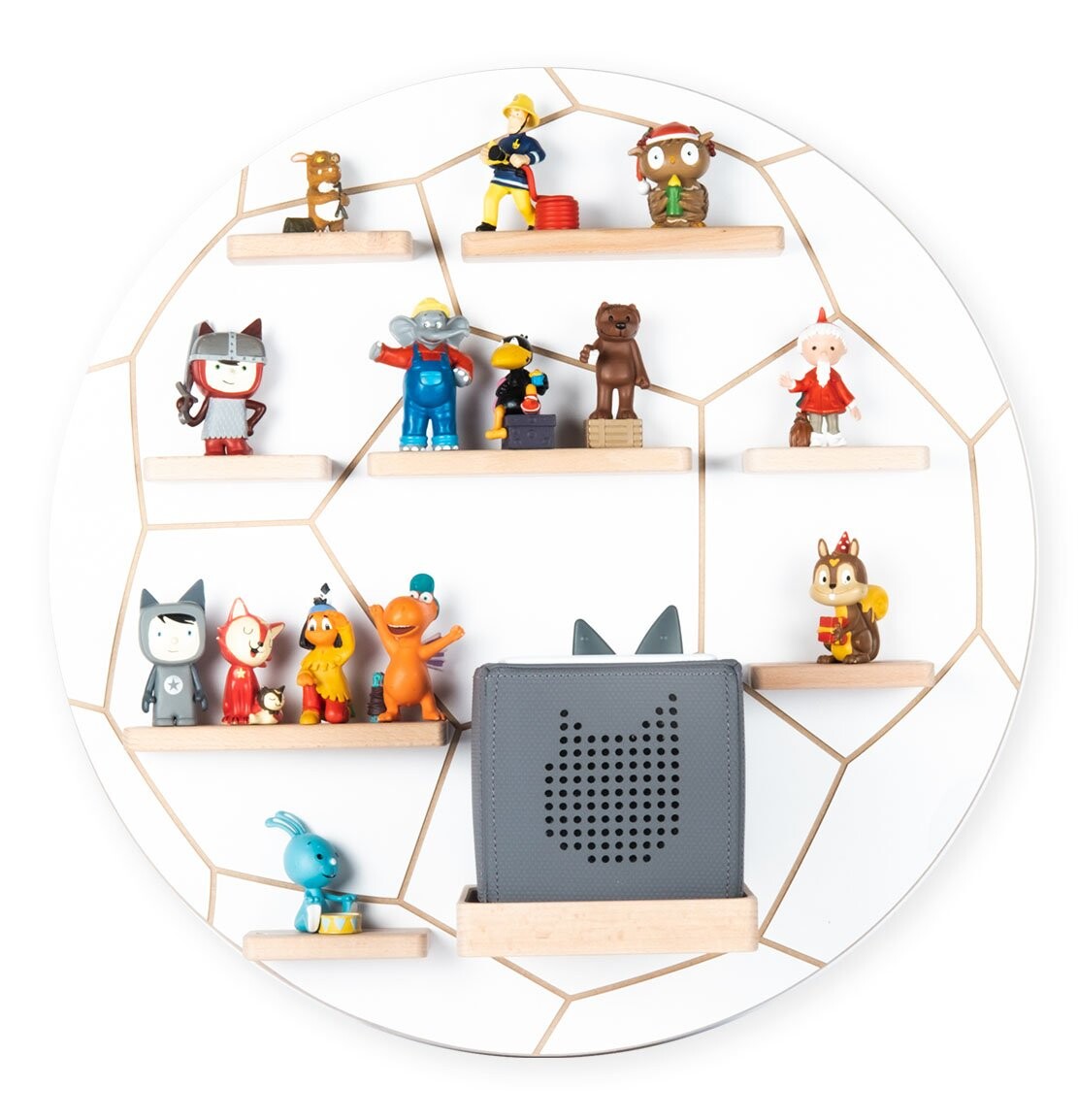 Regál Boarti Tonie - Futbal, biely