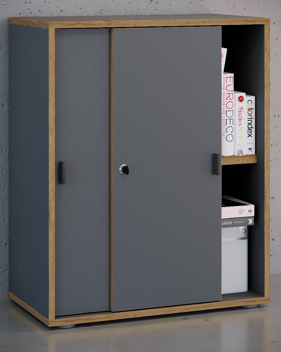 VCM Posuvná skriňa s 2 priehradkami 