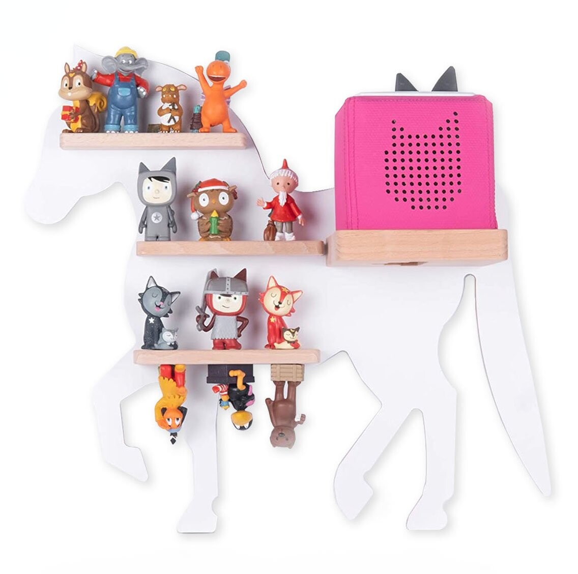 Polička Boarti Tonie - kôň, biela