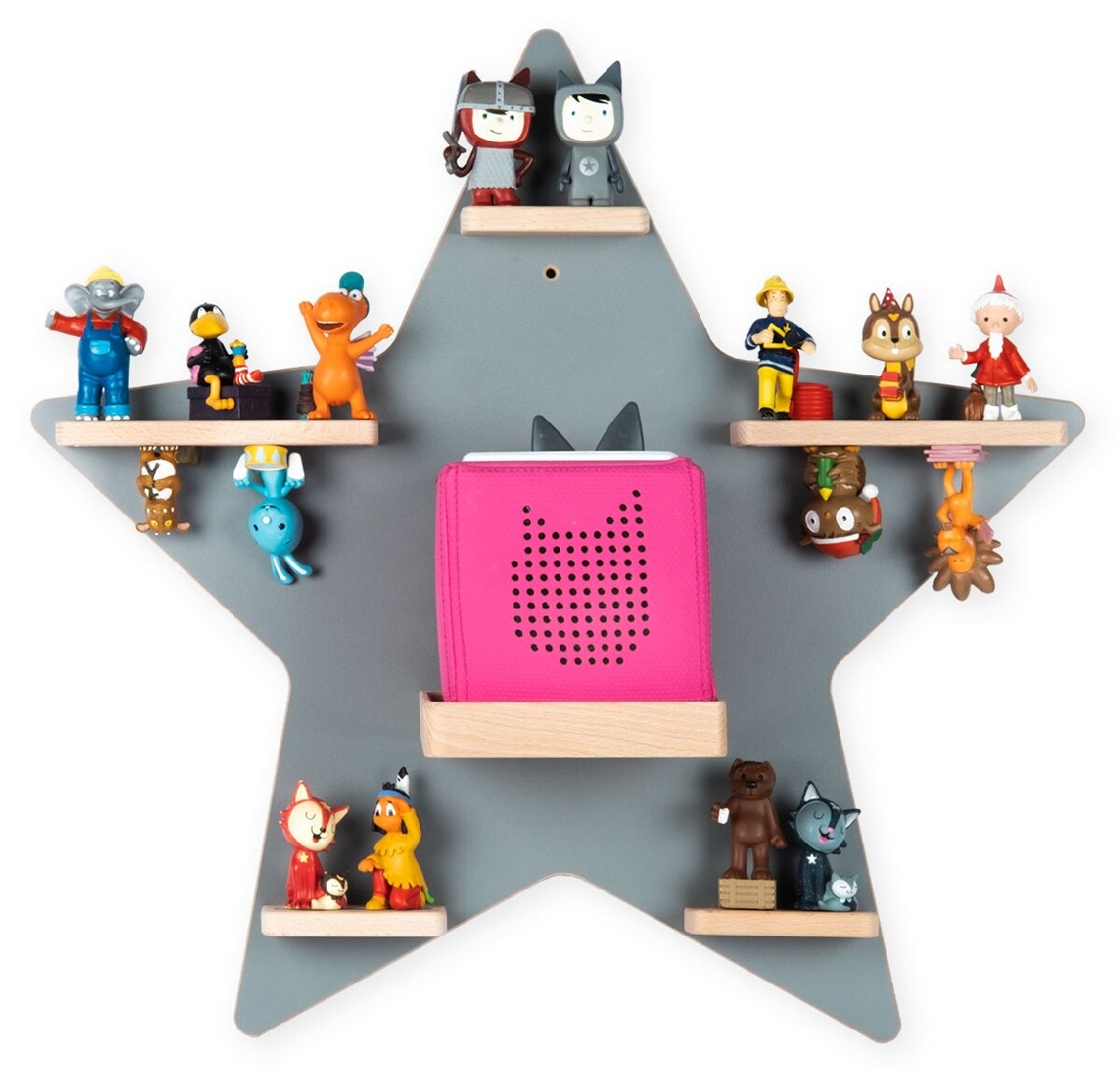 Regál Boarti Tonie - Hviezda, sivá