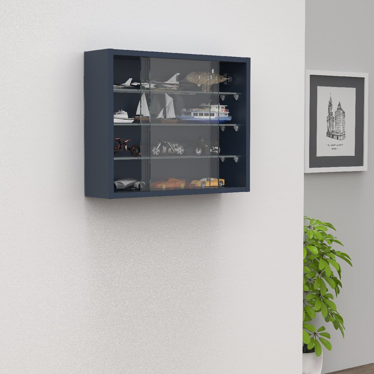 VCM Nástenná vitrína 