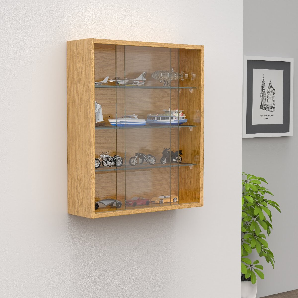 VCM Nástenná vitrína 