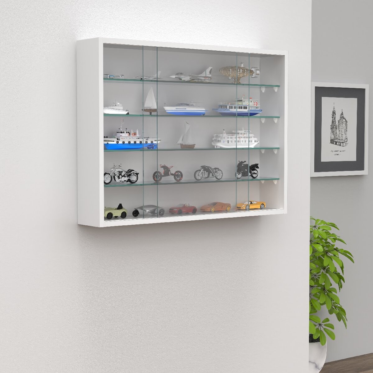 VCM Nástenná vitrína 