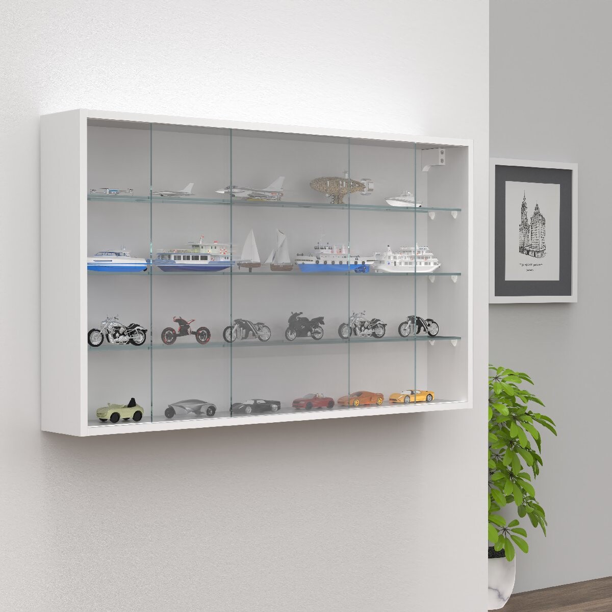 VCM Nástenná vitrína