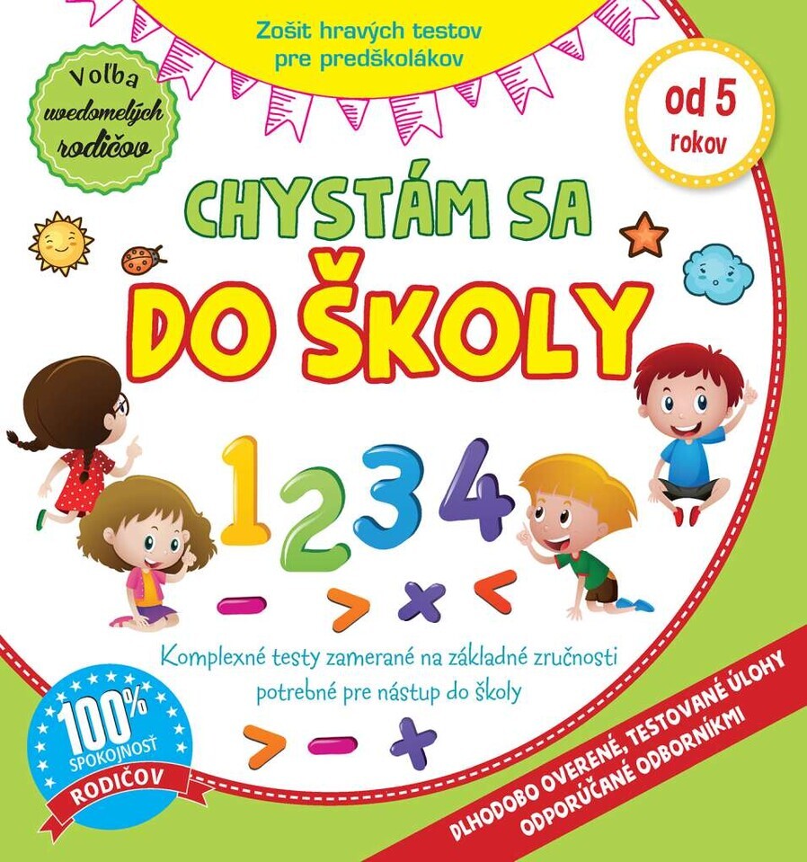 Chystám sa do školy zošit hravých testov pre predškolákov Foni Book