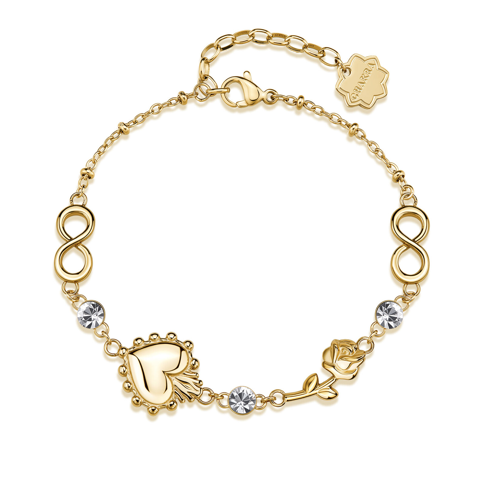 Brosway Pôvabný pozlátený náramok pre ženy Chakra BHKB282