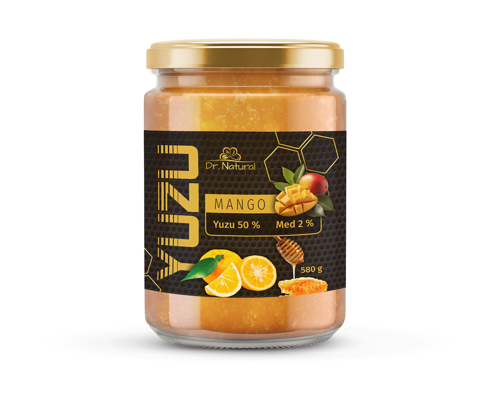 Dr.Natural Yuzu + Med + Mango Tea 580 g
