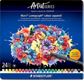 STAEDTLER Mars Lumograph akvarelové 24 barev