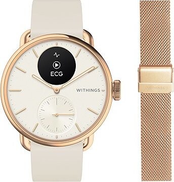 Withings ScanWatch 2 42mm Rose gold s milánským tahem