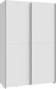 Nejlevnější nábytek - Šatní skříň s posuvnými dveřmi KEBAN, bílá