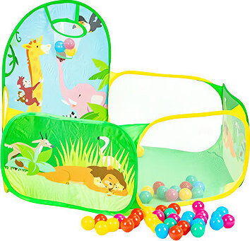 iPlay 8114B50 Suchý bazén s košem na házení, 50 míčků