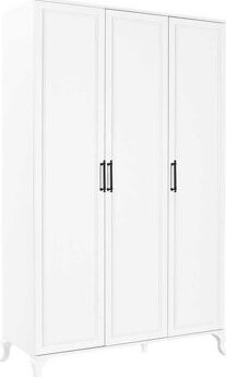 Nejlevnější nábytek Kombinovaná skříň GRAVEN, bílá