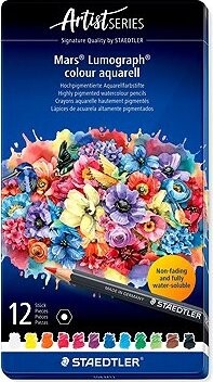 STAEDTLER Mars Lumograph akvarelové 12 barev
