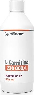 GymBeam Spaľovač tukov L-karnitín 500 ml lesné ovocie